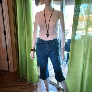 Vintage Clamdigger Jeans by Que Pasa Jean Company. 100% Cotton. Circa 90's.